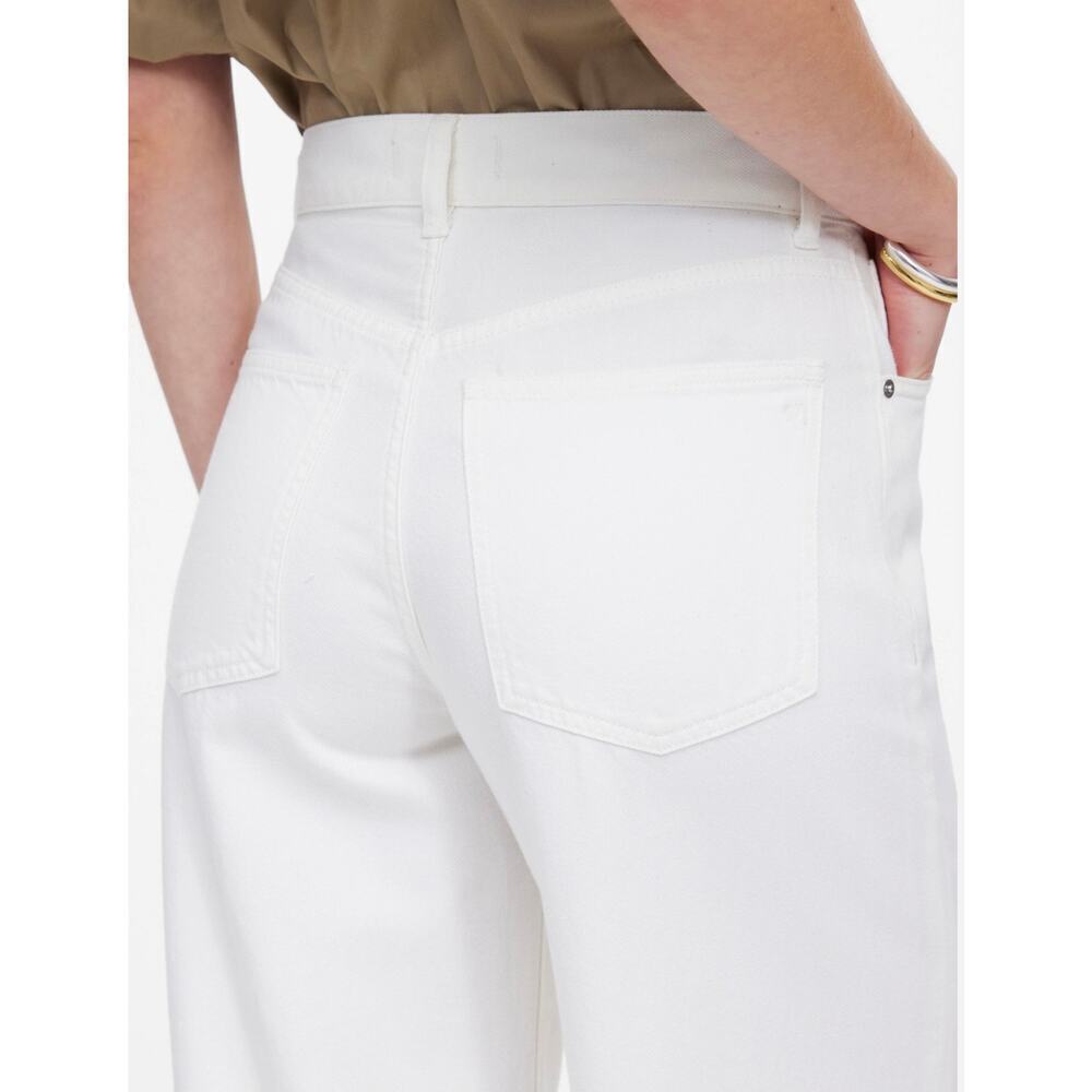 Madewell Superwide Leg Jeans Tile White High Rise 32P NWT - Picture 7 of 7